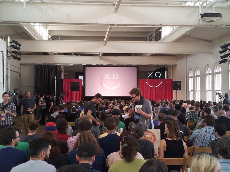 It begins. Filing in for opening remarks & Chris Anderson. #xoxofest