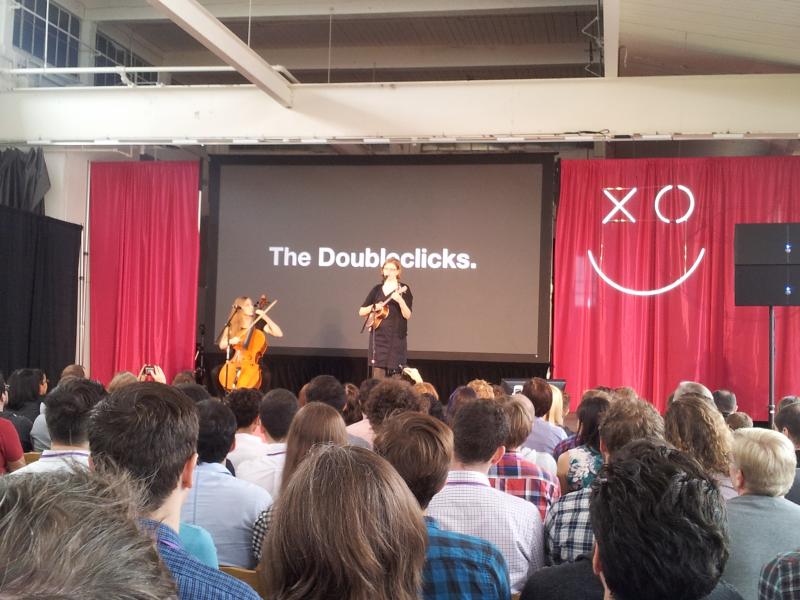 Geeky music from the Doubleclicks. #xoxofest