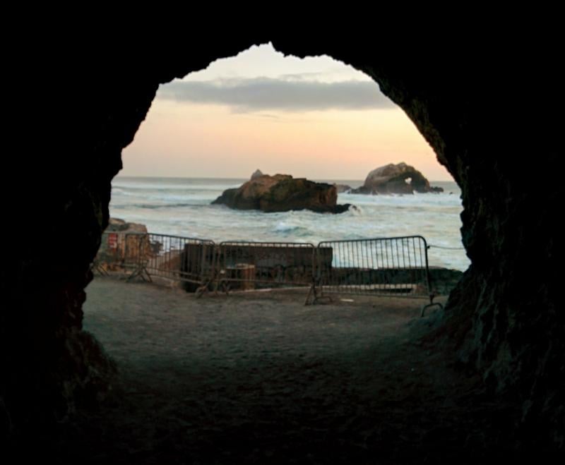 I walked to the Sutro Baths for the first time last night. Breathtaking.