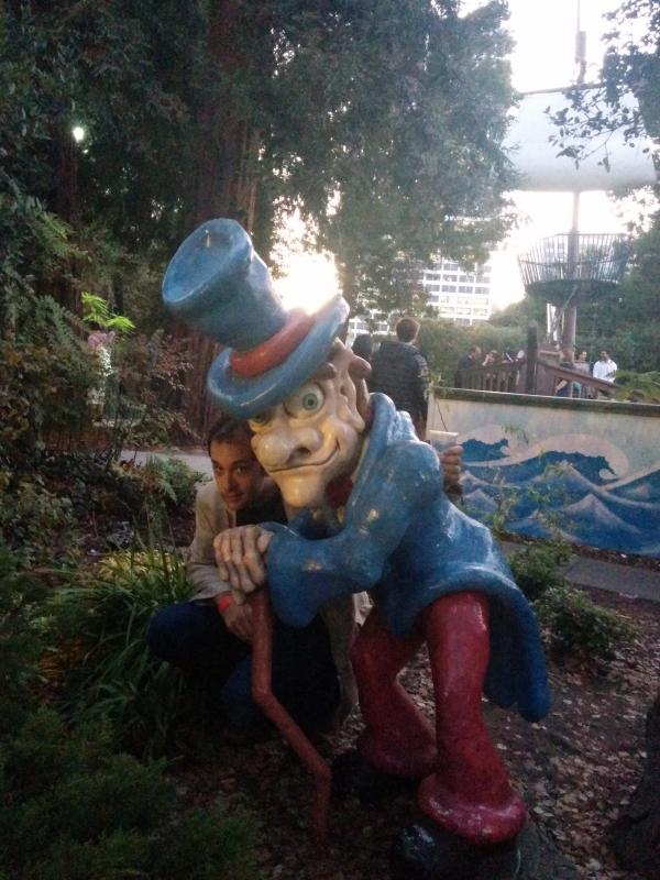 I made a new friend.