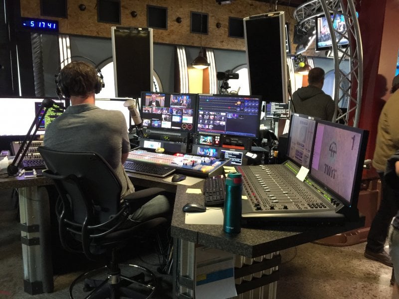 Videocasting takes a lot of tech. #twit