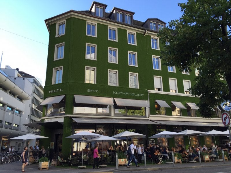 Hiltl was the world's first vegetarian restaurant. It is excellent (and good fun).