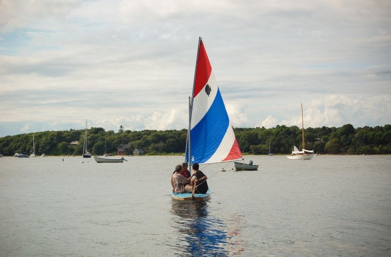 Whoosh. (This is my kind of boat.)