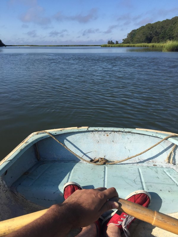A quick row before work. I could get used to this. 