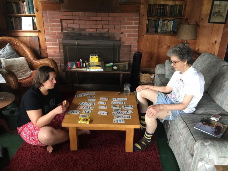 A deadly game of wits. 
