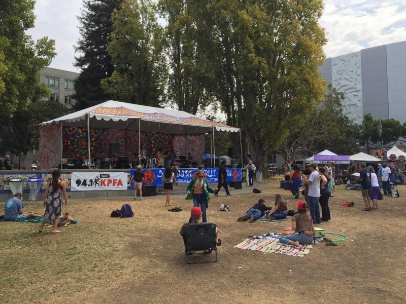 A Grateful Dead festival downtown! Hello, Berkeley. 