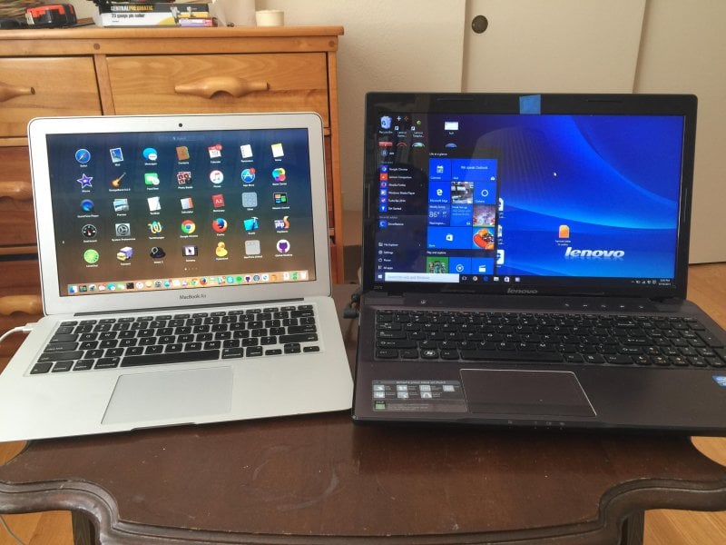 OSX 10.10, Windows 10. Amazing how much of a Mac user I've become in the last four years. 