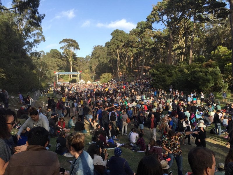 Giant free festival in the middle of the park with awesome music? Okay then. 