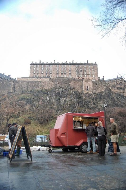 Porridge cart, November 2008. Feels like a lifetime ago, and it kind of was.