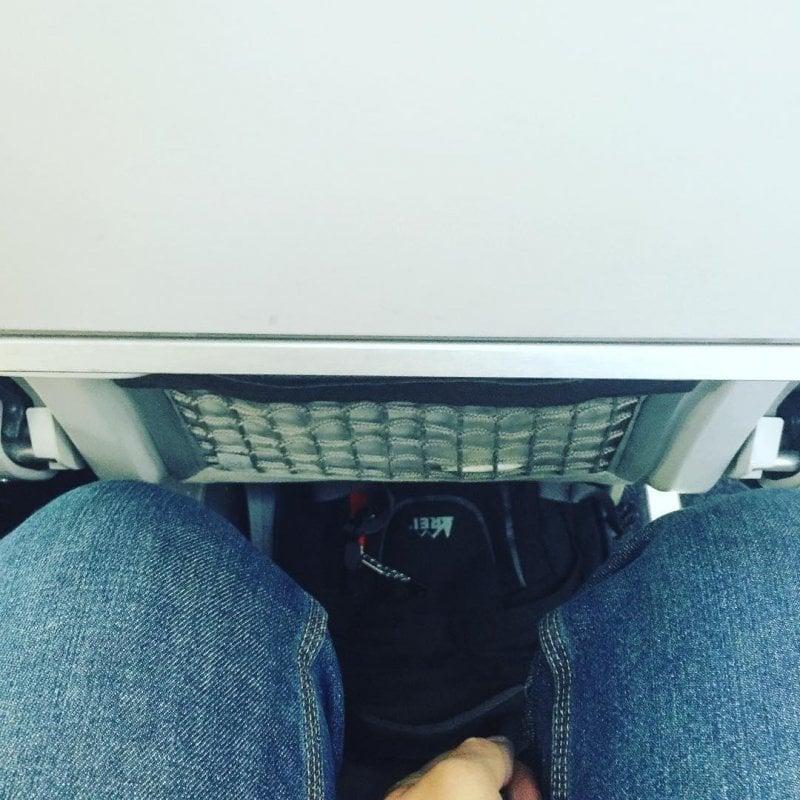 Kudos to @alaskaair - I have knee clearance!