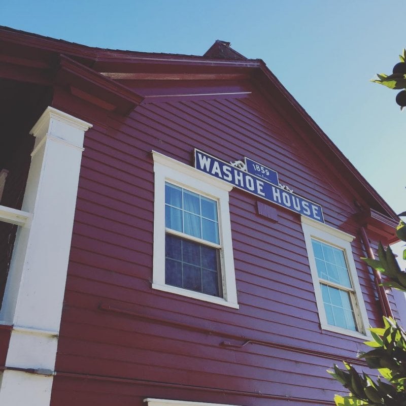 I have trouble thinking of where I live as the Wild West, but Washoe House was Sonoma County's first saloon. It was also a brother and all manner of other things. These days, they serve brunch.