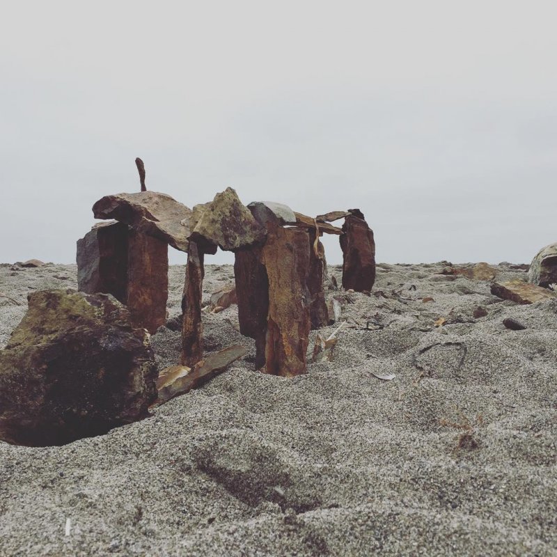 Tiny beach Stonehenge