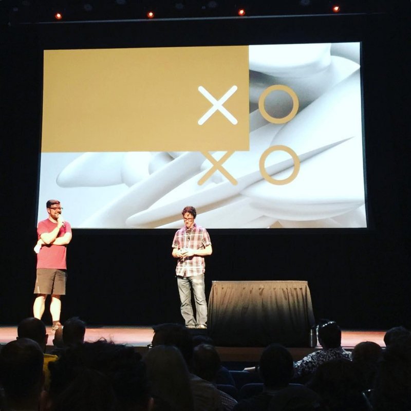 Opening remarks. I'm so excited to be a part of this community again. #xoxofest