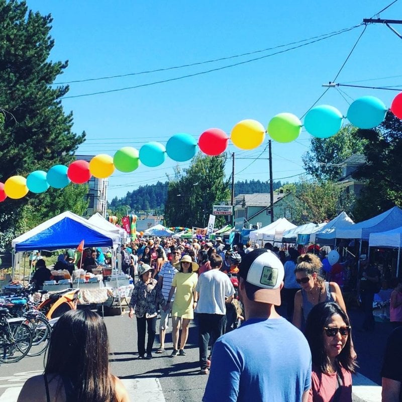 Found a street fair.