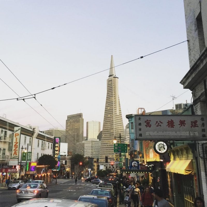 Evening view from North Beach, after meeting up with @suchprettyeyes!