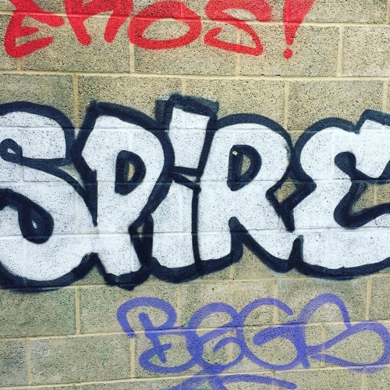 City of Dreaming Spires in da house. Yes, Oxford, very street, well done. #graffiti #oxford #spire #dreamingspires