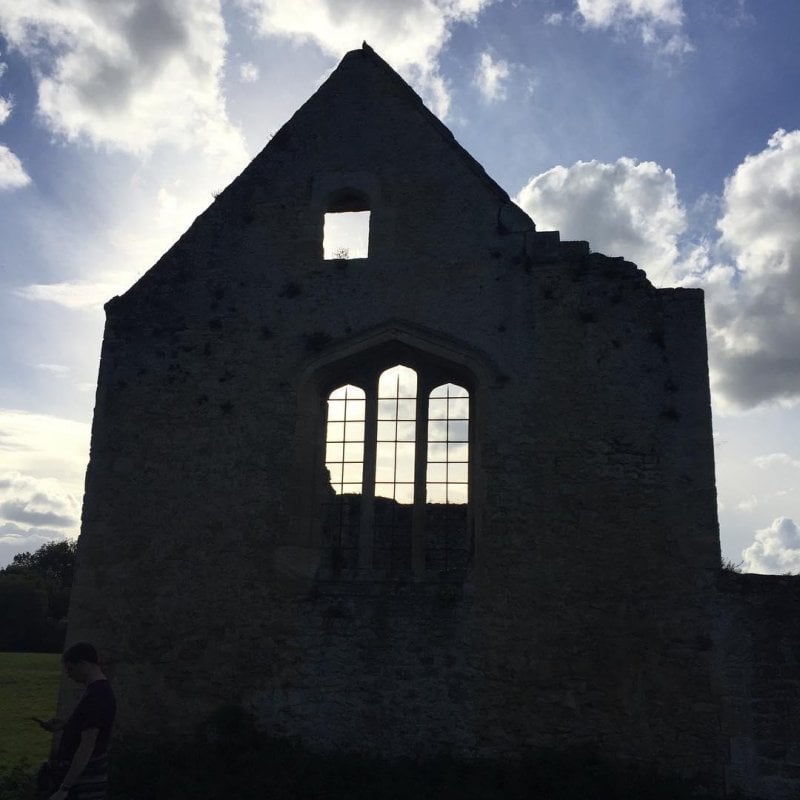 Walking with my friends to a haunted nunnery, as you do. Godstow Nunnery was built in 1115, and people still sometimes report seeing a nun amidst the ruins.