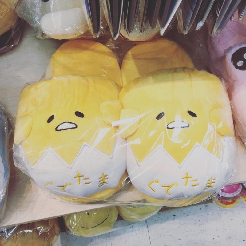 Debating the pros and cons of Gudetama slippers