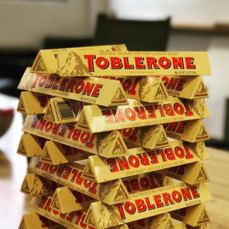 Toblerone Tower has been a fixture for the last few weeks. Today it may be dismantled.