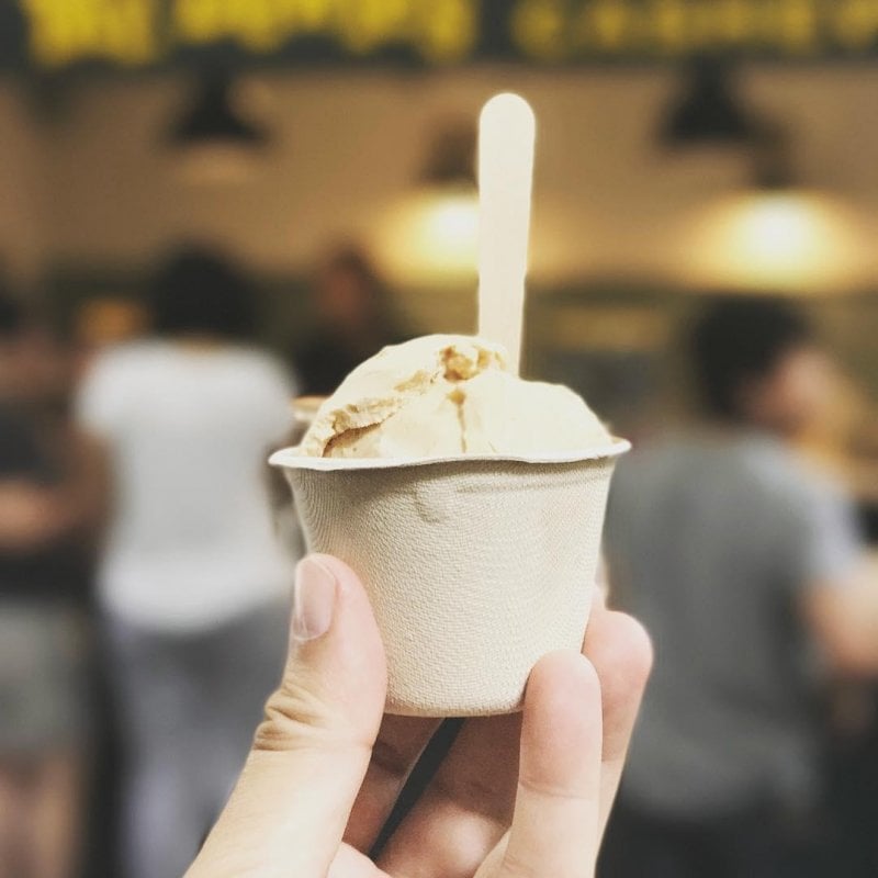 I haven't been feeling great today. So I took a walk and treated myself to vegan toasted cashew ice cream, which, trust me, is the best thing.