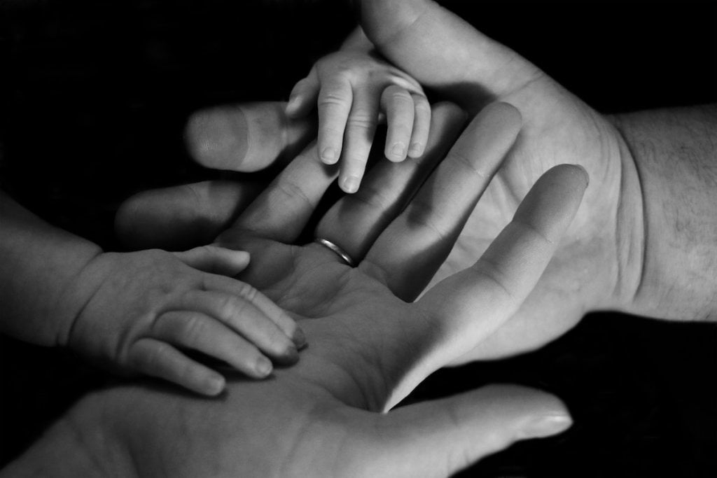 A family's hands