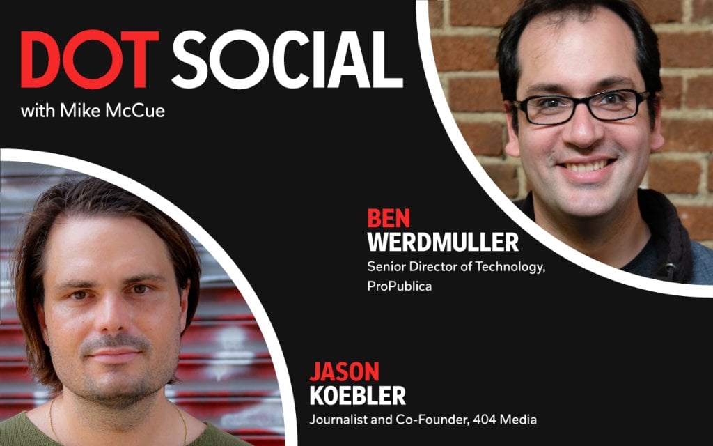 Ben Werdmuller and Jason Koebler on Dot Social