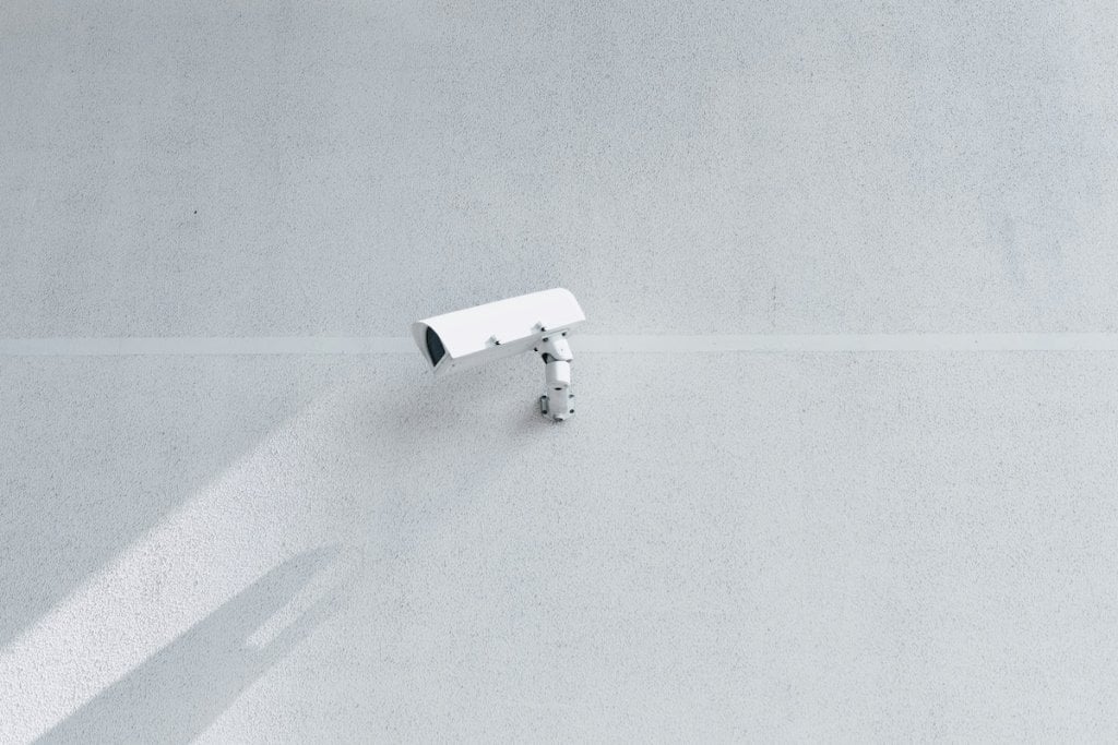 A camera to indicate surveillance