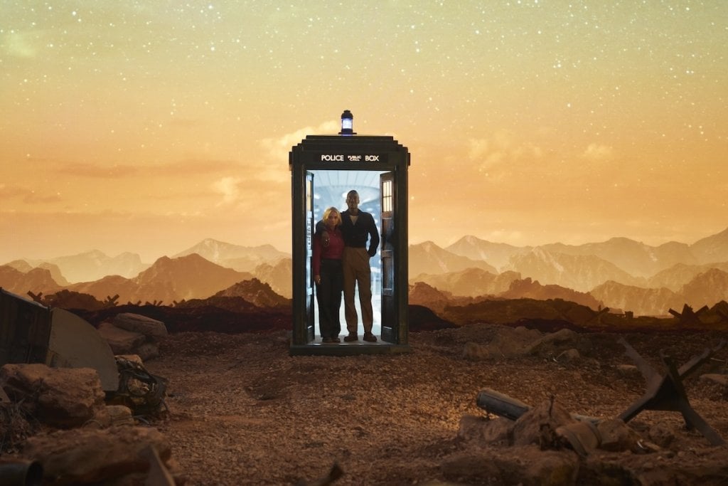 The Doctor (Ncuti Gatwa) and Ruby (Millie Gibson) in Season One episoode Boom